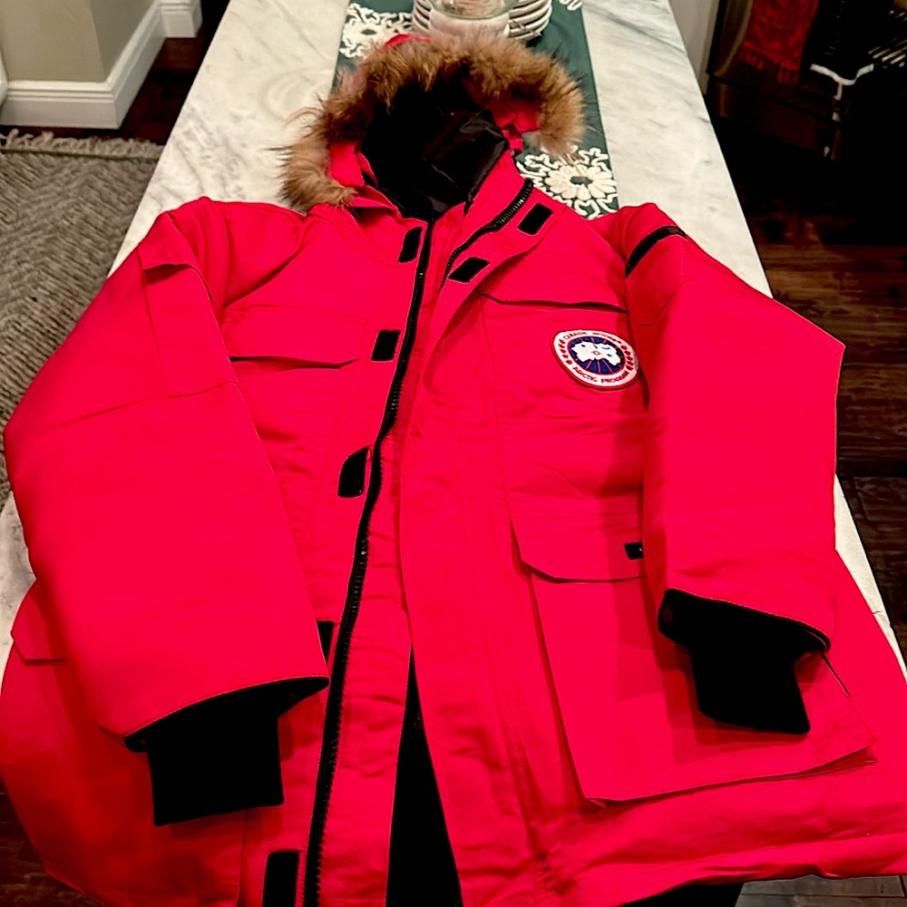 Red Canada Goose Parka